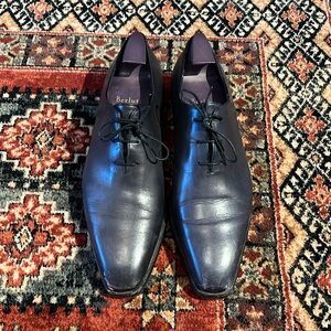 Berluti Wholecut Oxfords Dark Museum Grey UK 9.5/US 10.5! Beautiful!